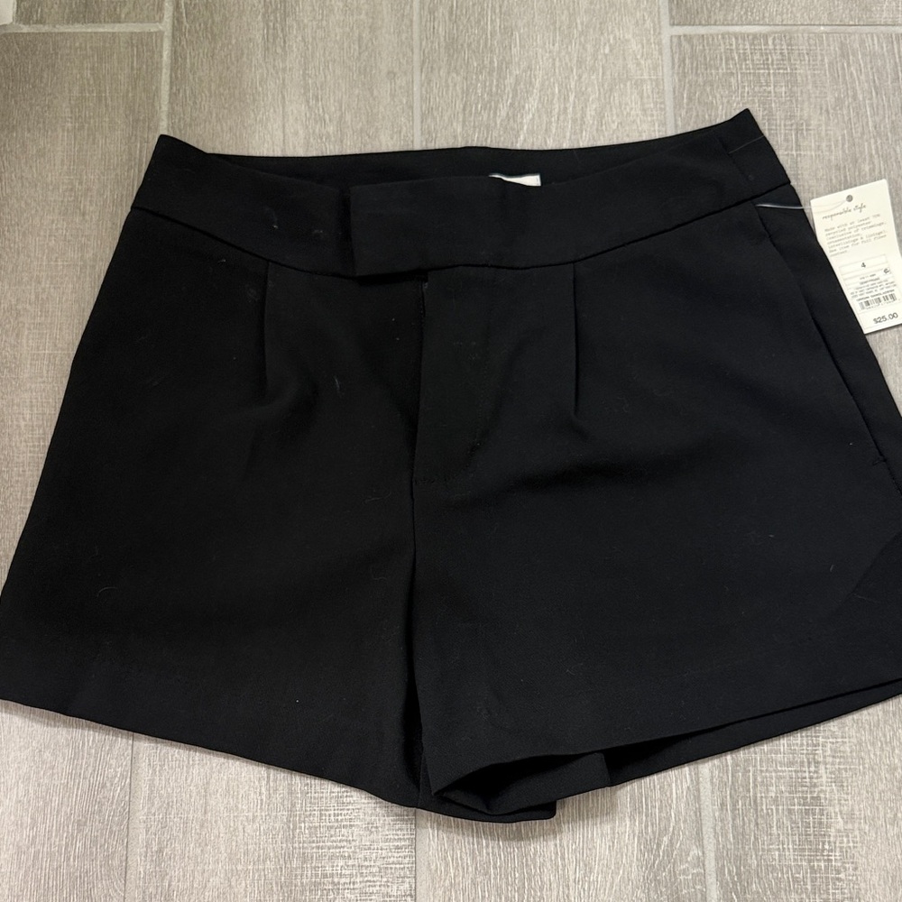a new day Black High Waist Women's Shorts